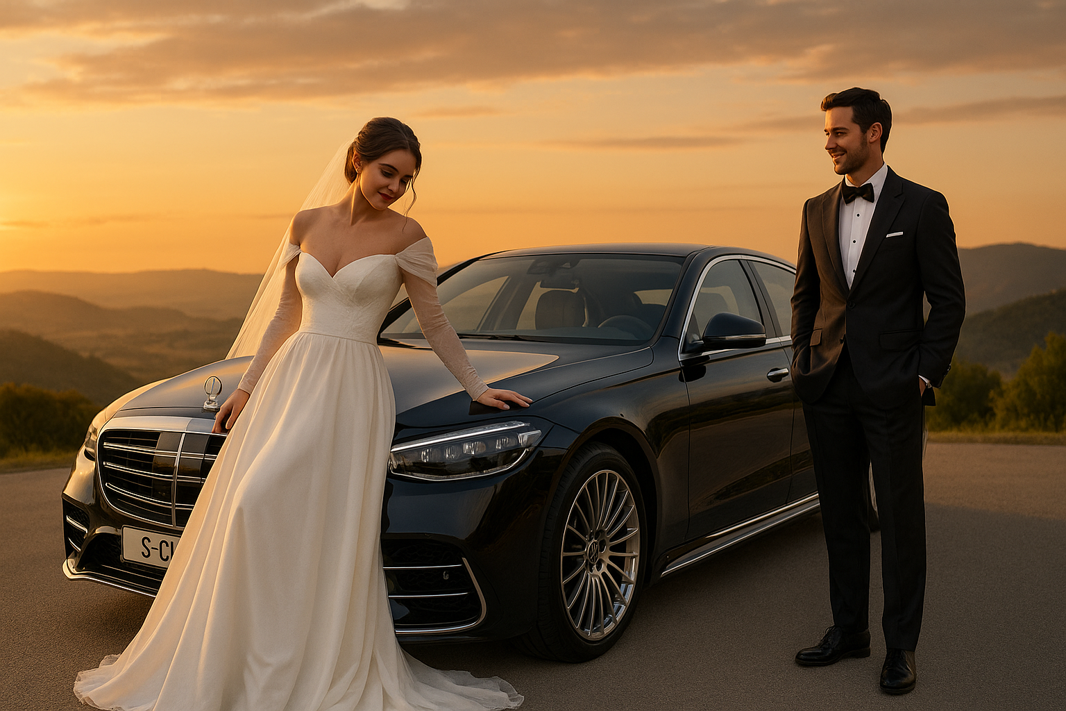 Matrimonio con Mercedes Classe S